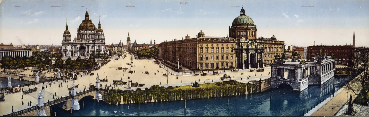 Berlin látványa a századfordulón alkotó: German School