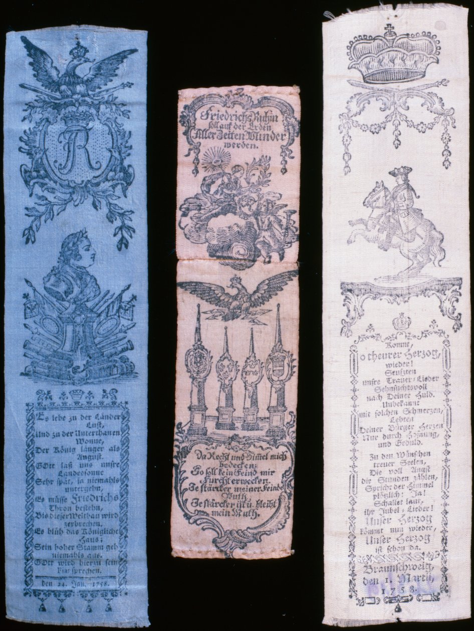 Frigyes II. Vivat zenekarai (textil) alkotó: German School