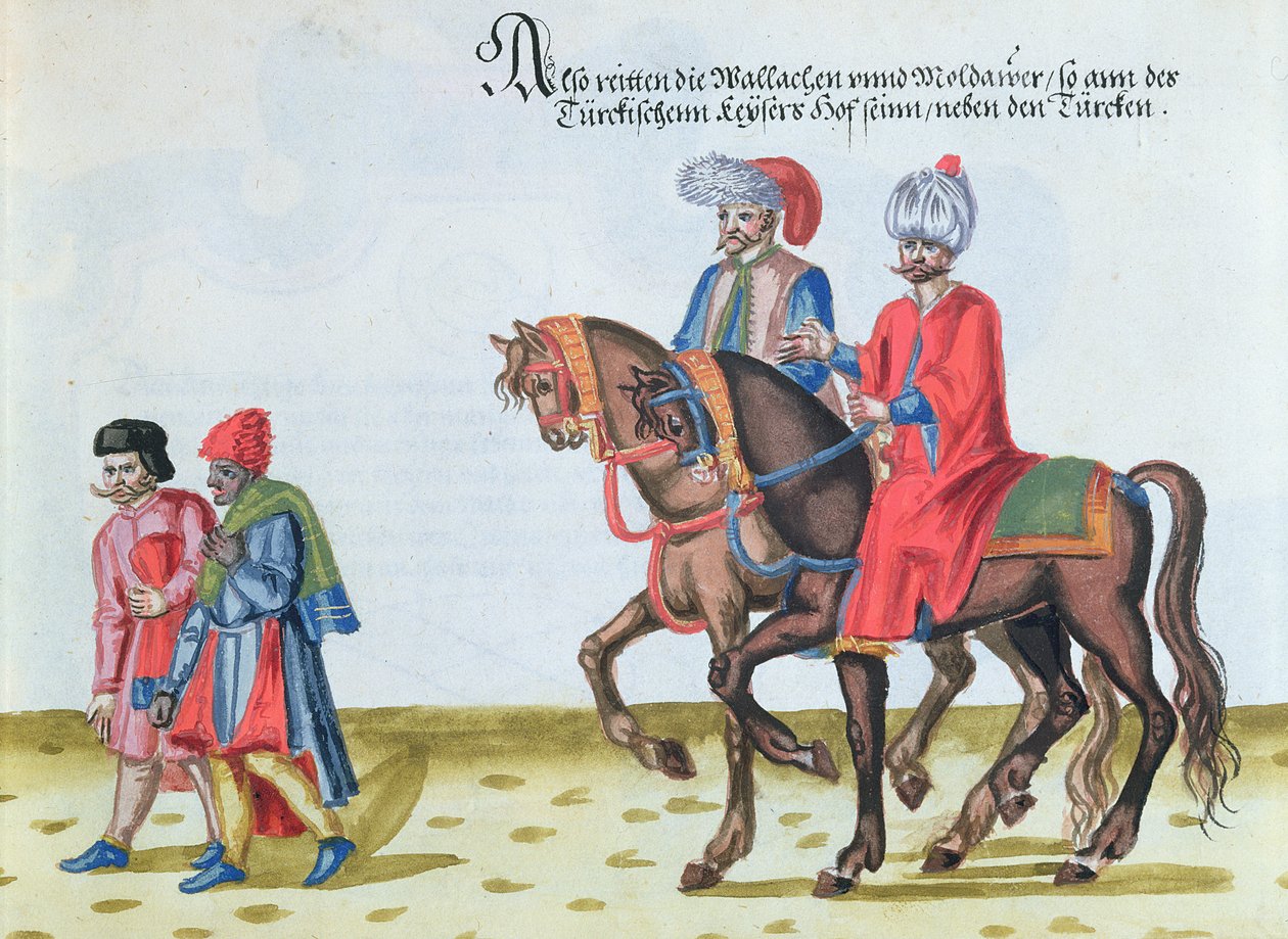 oláh és moldvai nemesek, XVI. század vége alkotó: German School
