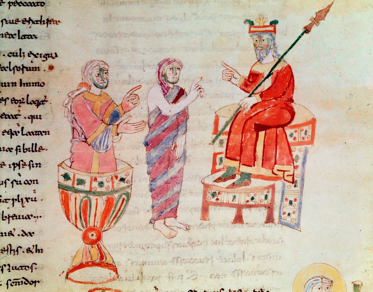 Zoroaster vagy Zarathustra tanácsadó jósda (miniatűr, 9. század) alkotó: German School