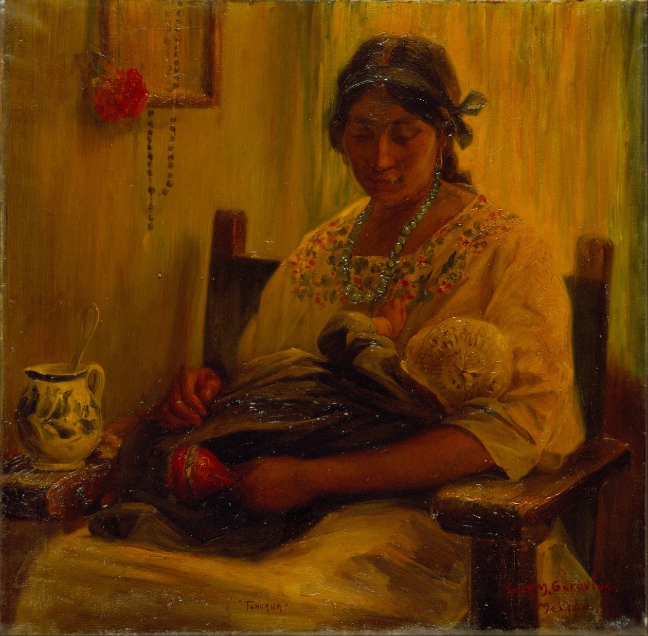 Nő Tehuantepecből alkotó: Germán Gedovius