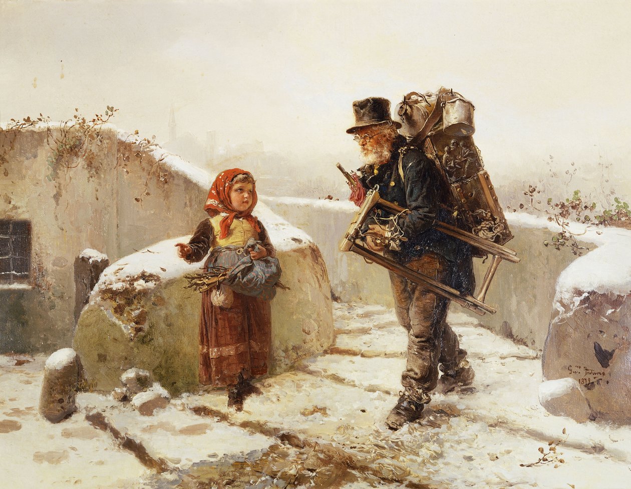 A Pedlar alkotó: Gerolamo Induno