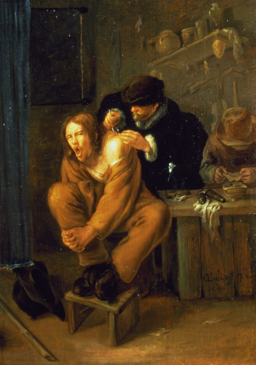 A sebész, 1649 alkotó: Gerrit Lundens