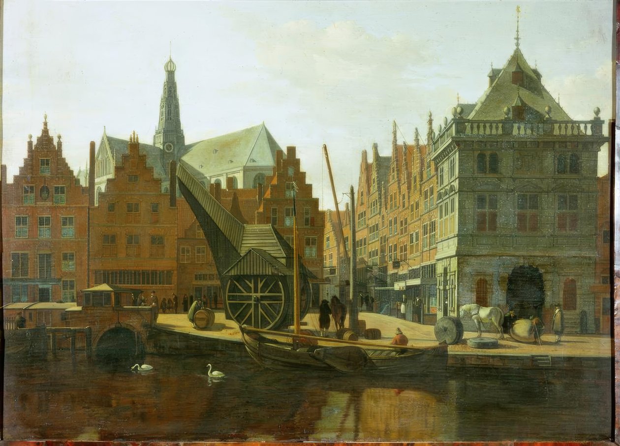 Haarlem kikötője alkotó: Gerrit Adriaensz Berckheyde