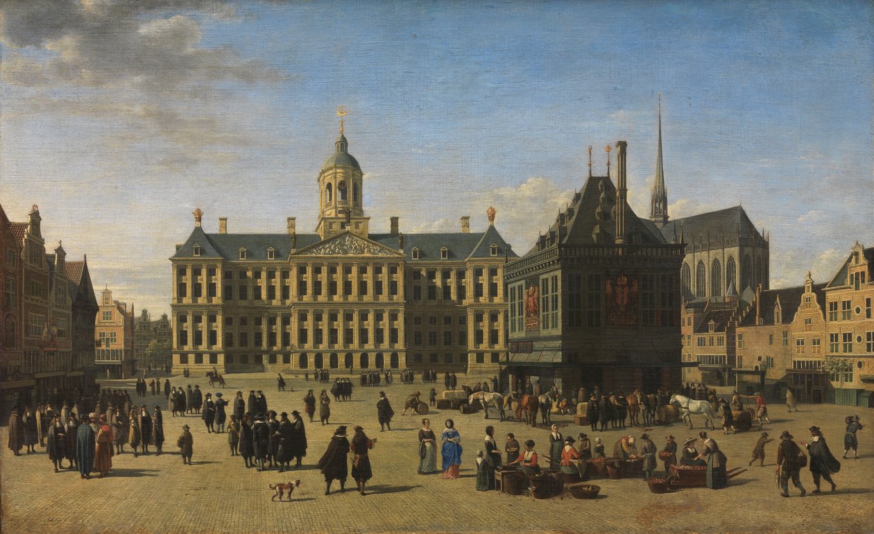 A gát, Amszterdam alkotó: Gerrit Adriaensz Berckheyde