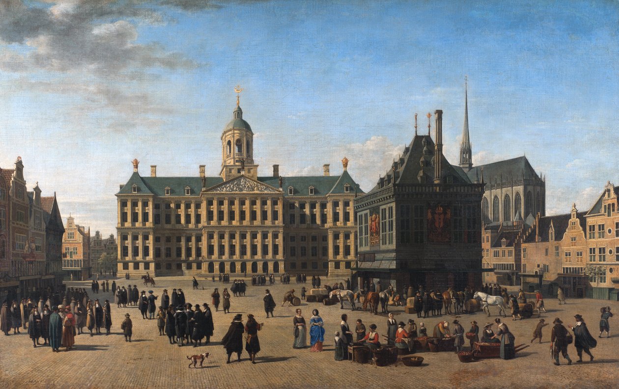 Holland: The Dam in Amsterdam The Dam in Amsterdam alkotó: Gerrit Adriaenszoon Berckheyde