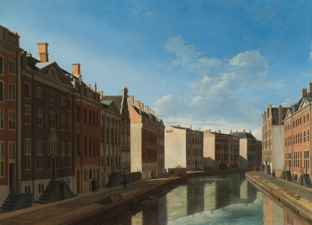 Kilátás a Herengracht Aranykanyarra alkotó: Gerrit Adriaenszoon Berckheyde