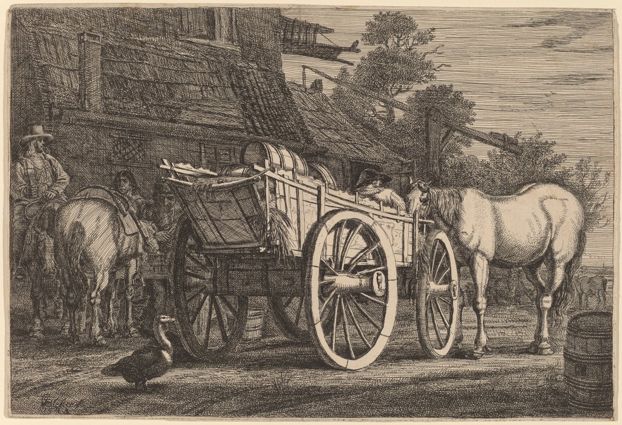 A négykerekű kocsi alkotó: Gerrit Claesz Bleker