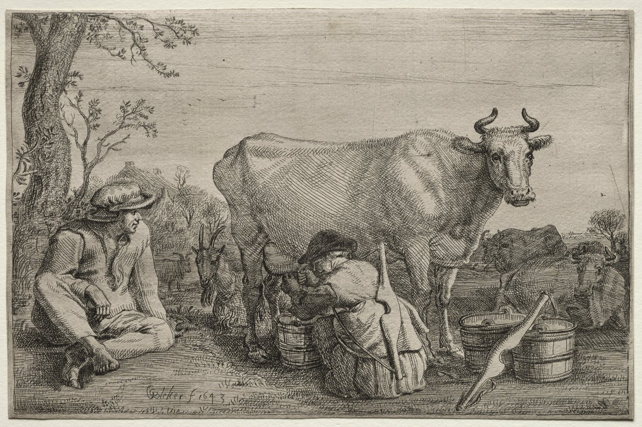 A tejeslány alkotó: Gerrit Claesz. Bleker