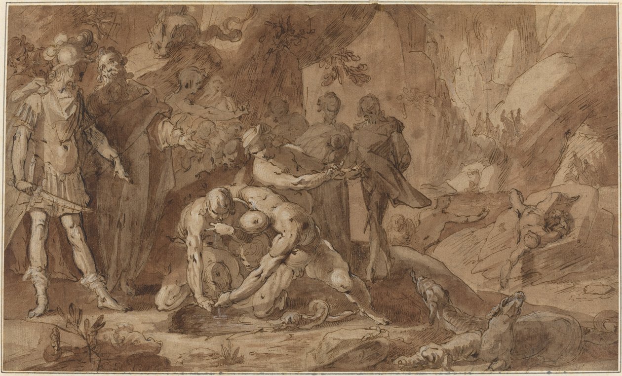 Odüsszeusz és Teiresias alkotó: Gerrit Pietersz Sweelinck