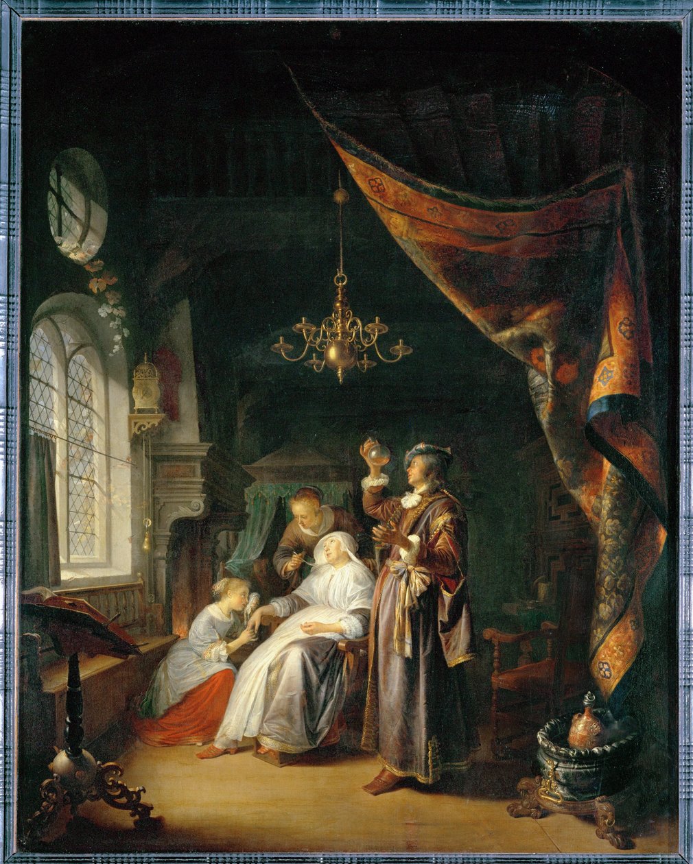 La femme hydropique - a vízkóros nő ... alkotó: Gerrit or Gerard Dou