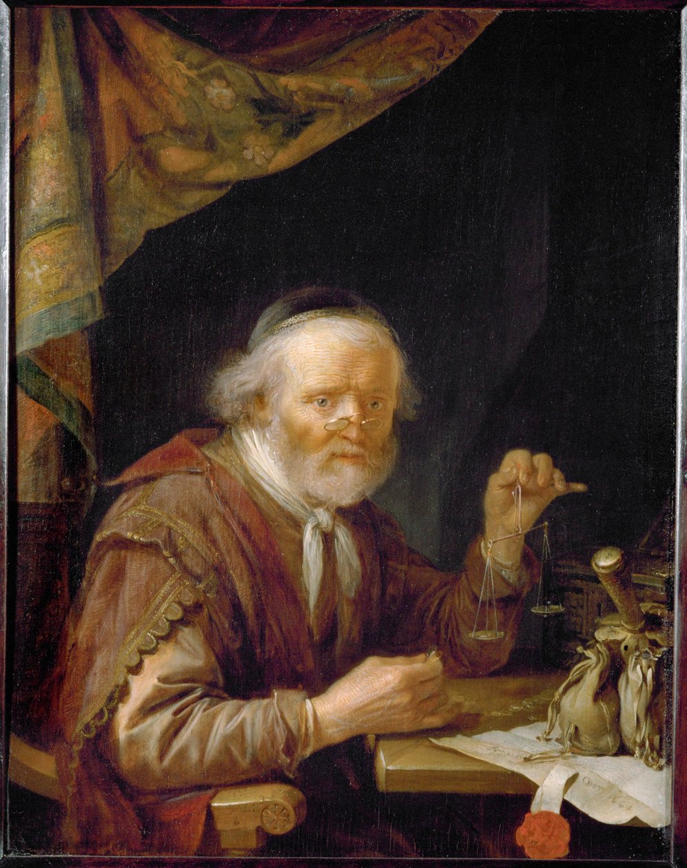 Az arany mérleg ... alkotó: Gerrit or Gerard Dou