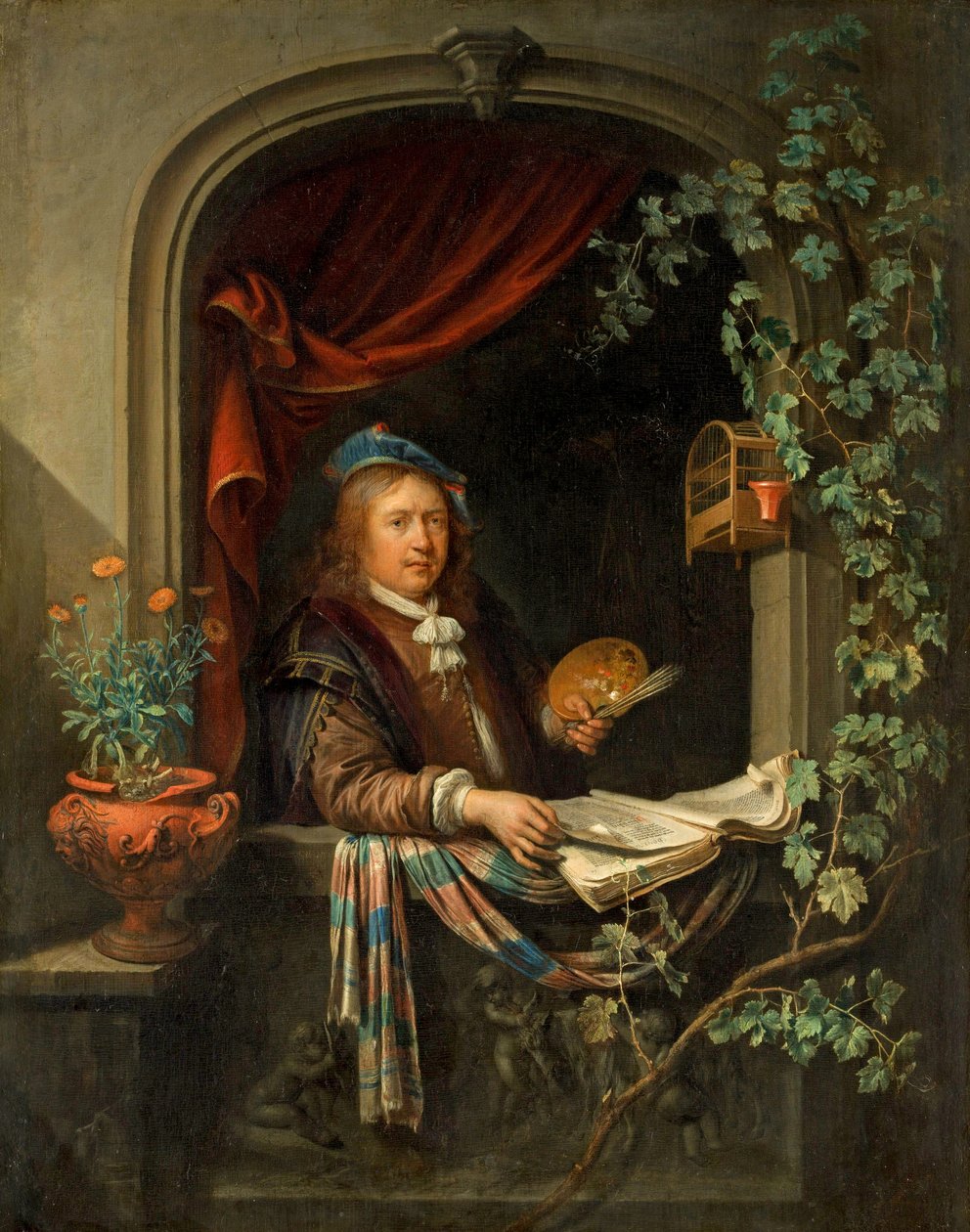 Önarckép, 1665 körül alkotó: Gerrit Dou