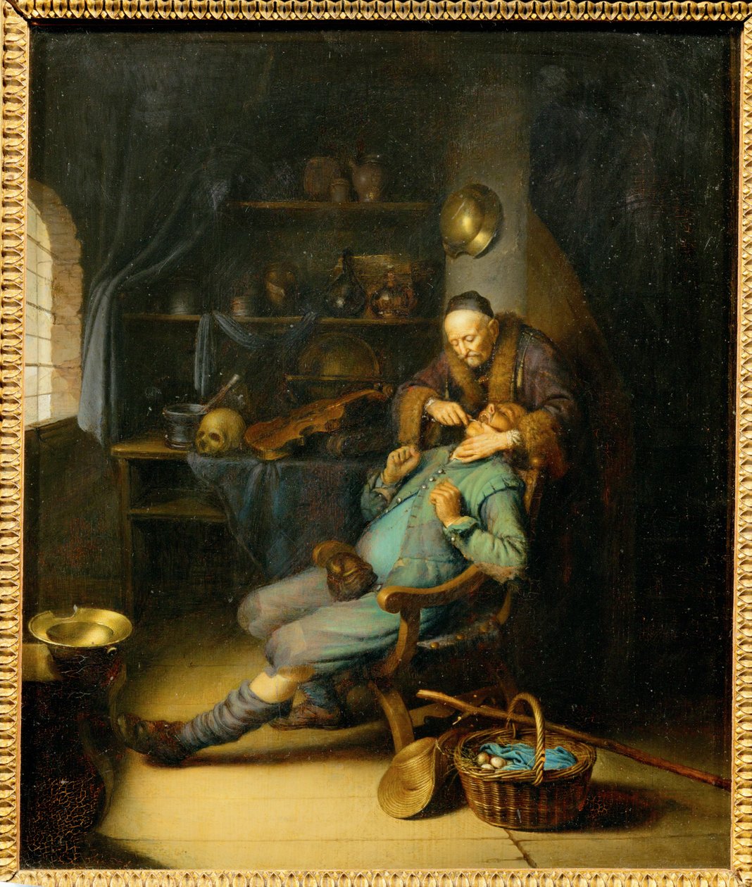 A fogorvos ... alkotó: Gerrit or Gerard Dou