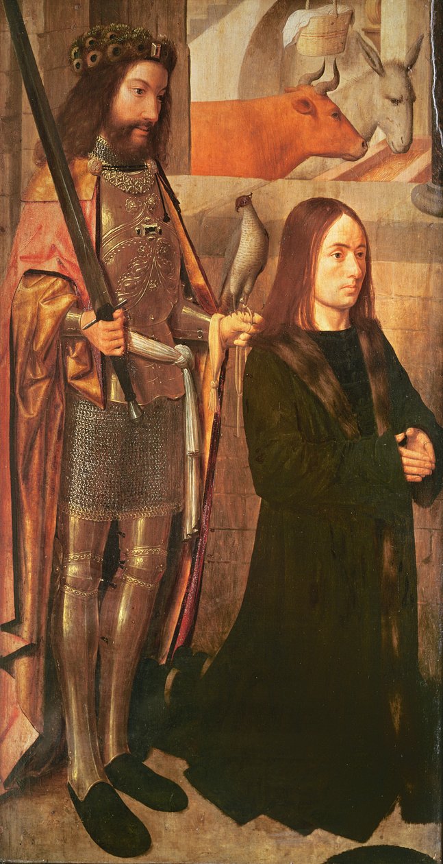 Szent Hubert és adományozó (lásd még: 404573 és 404575) alkotó: Gerrit tot Sint Jans