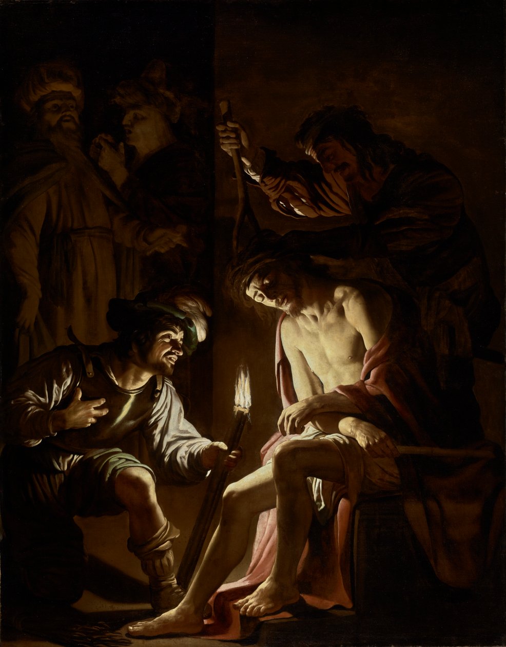 Tövisekkel koronázott Krisztus, 1620 körül alkotó: Gerrit van Honthorst