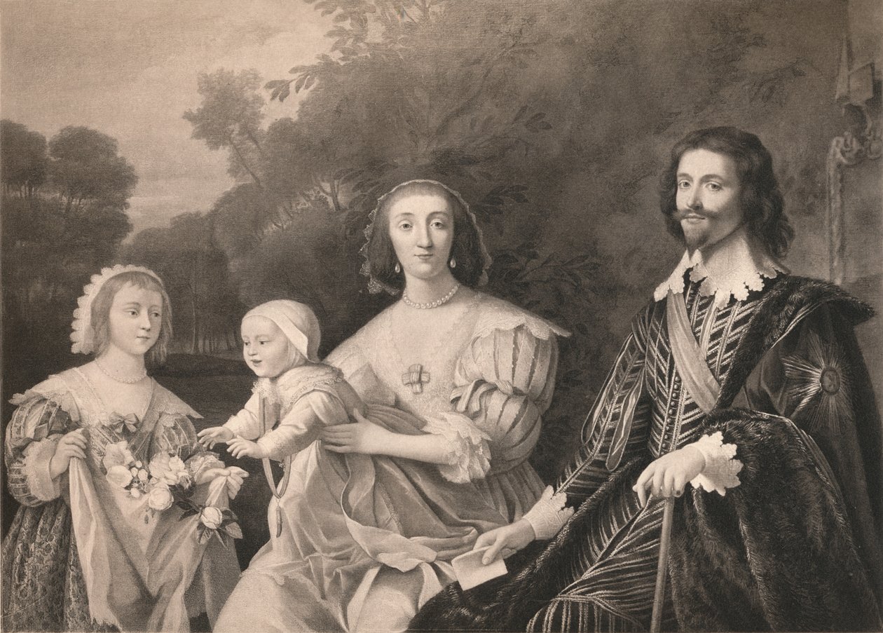 George Villiers, Buckingham hercege és családja, 1628, 1904 alkotó: Gerrit van Honthorst