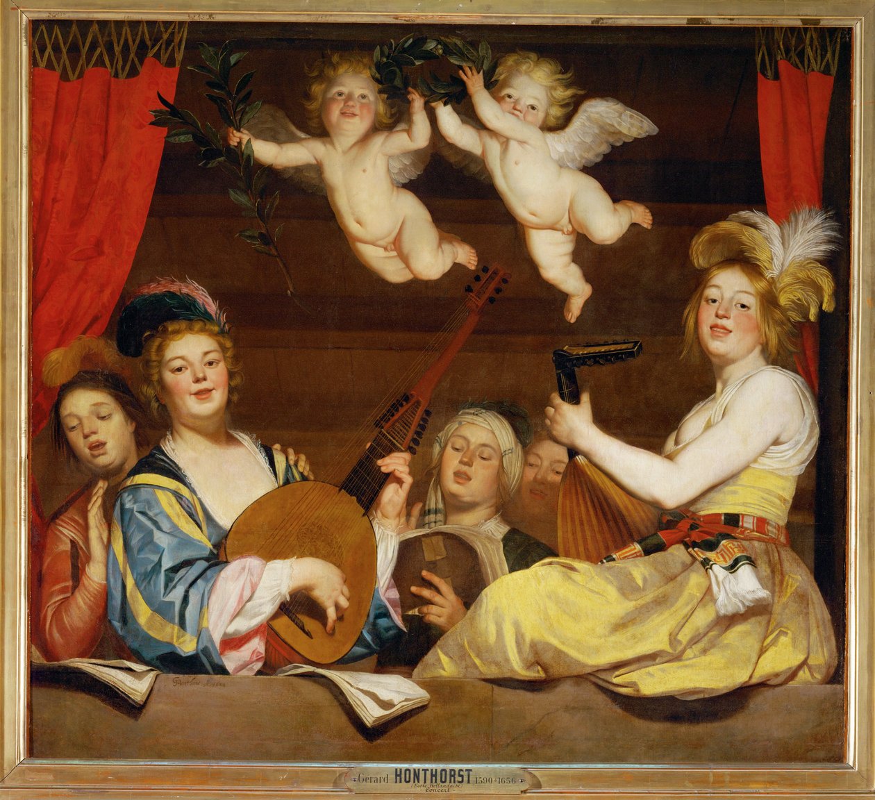 A koncert ... alkotó: Gerrit van Honthorst