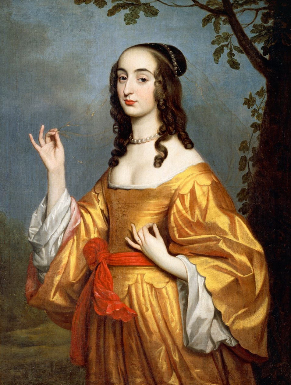 Louise Henriette nassaui grófnő portréja (Hága alkotó: Gerrit van Honthorst