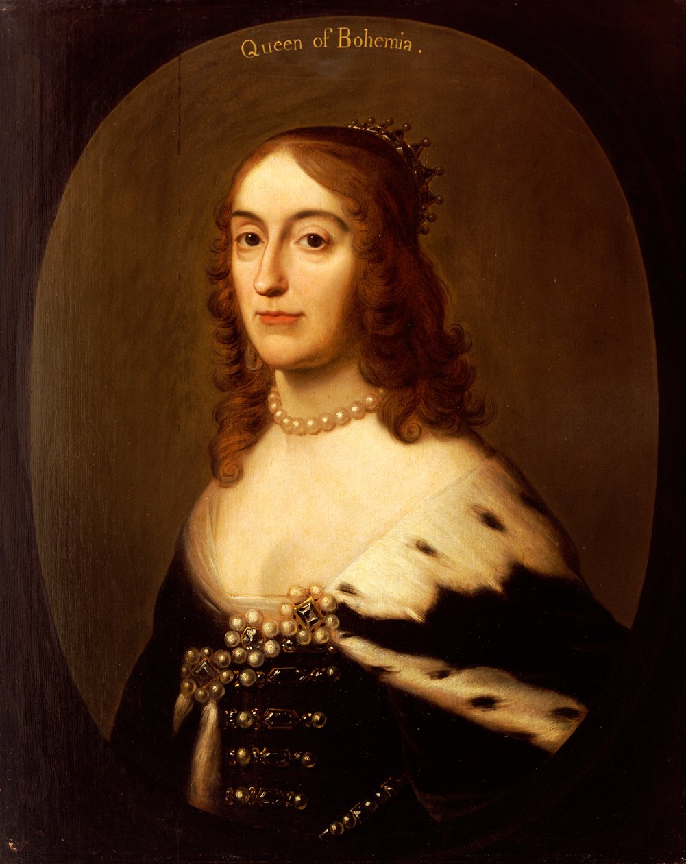 Erzsébet, Csehország királynőjének portréja alkotó: Gerrit van Honthorst