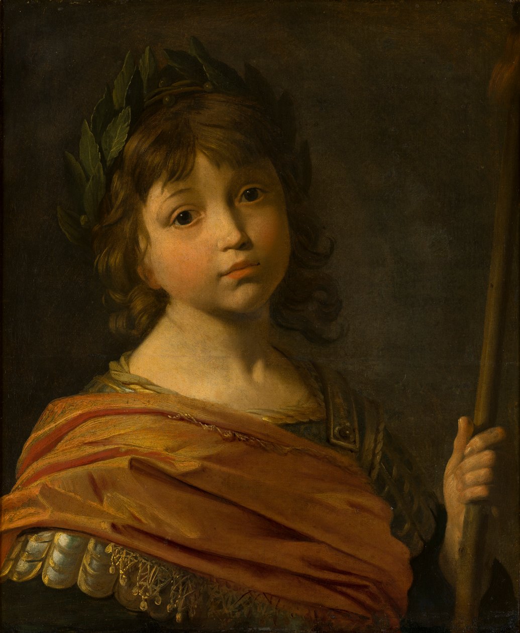 Maurice vagy Moritz, Palatinus herceg (1621-1652) portréja, Marsként ábrázolva, amikor egy fiú, 1625-35 körül (olaj, vászon) alkotó: Gerrit van Honthorst
