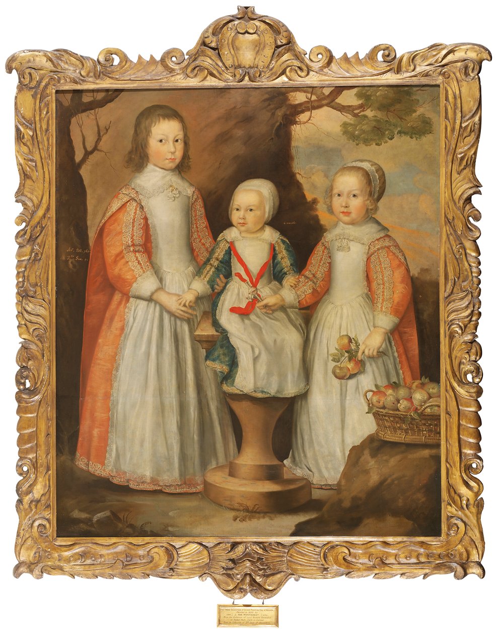 Holkeri George Preston három gyermekének portréja, 1650 alkotó: Gerrit van Honthorst