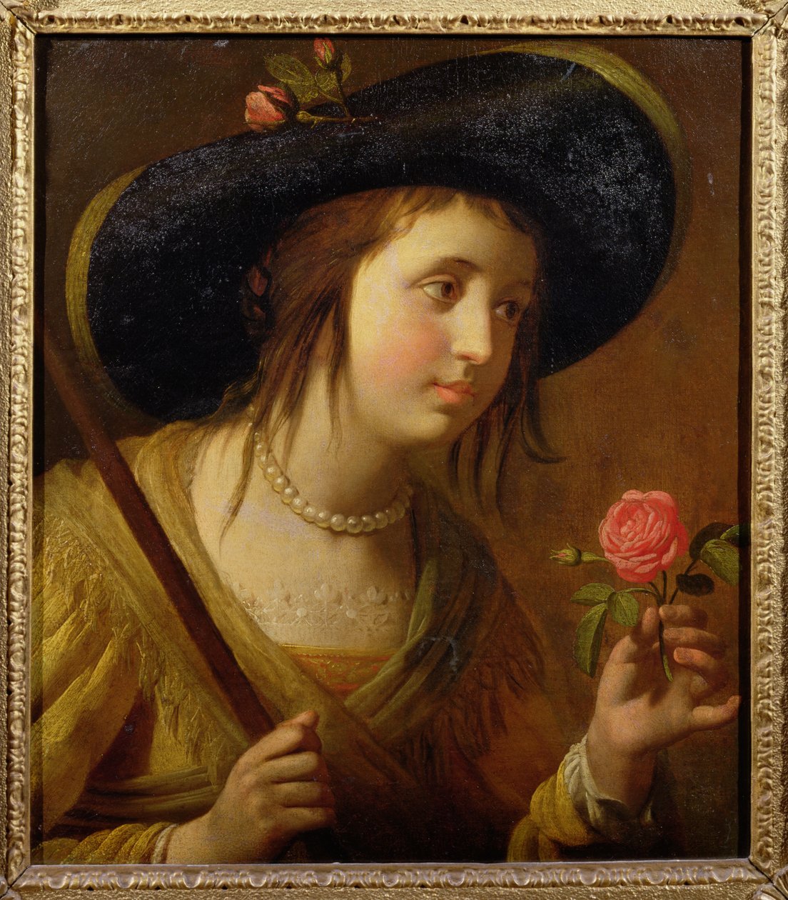 Zsófia cseh hercegnő (1630-1714), I. György pásztorlány anyja alkotó: Gerrit van Honthorst
