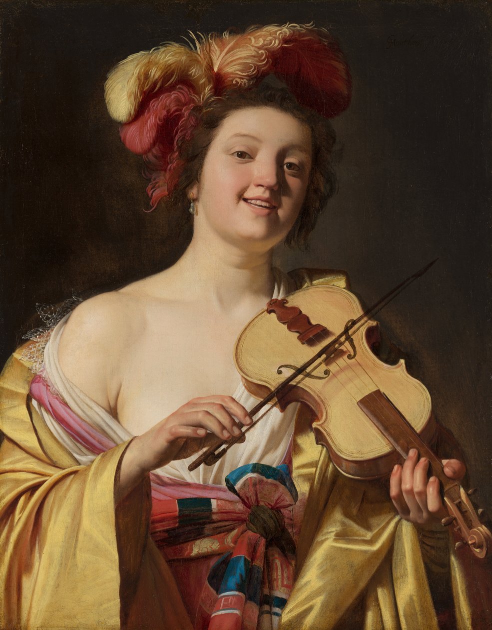 A hegedűs alkotó: Gerrit van Honthorst