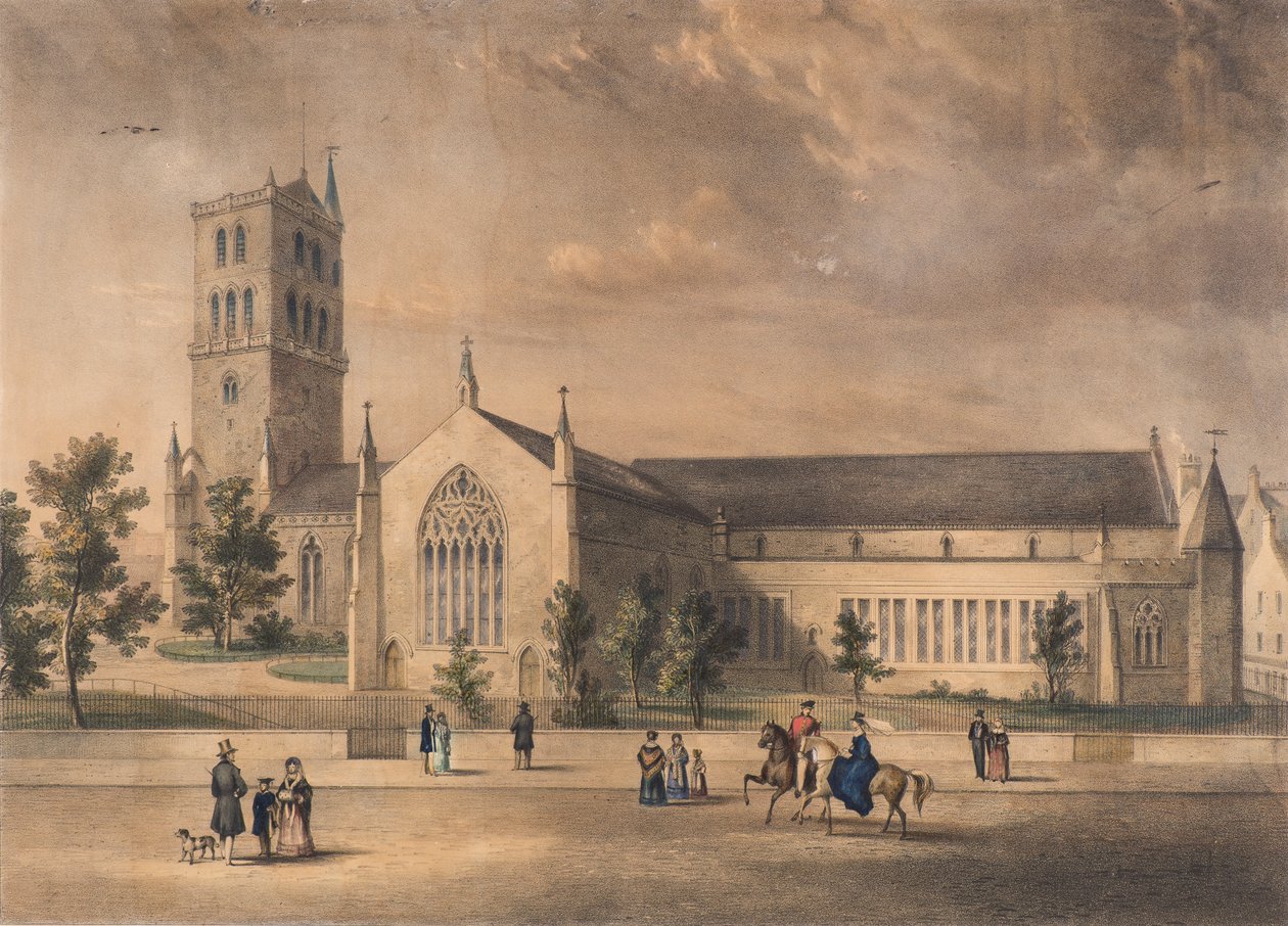Ősi torony és templomok Dundee alkotó: Gershom Gourlay Cumming