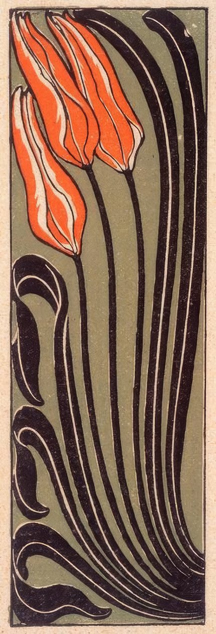 tulipán dísz alkotó: Gertrud Kleinhempel