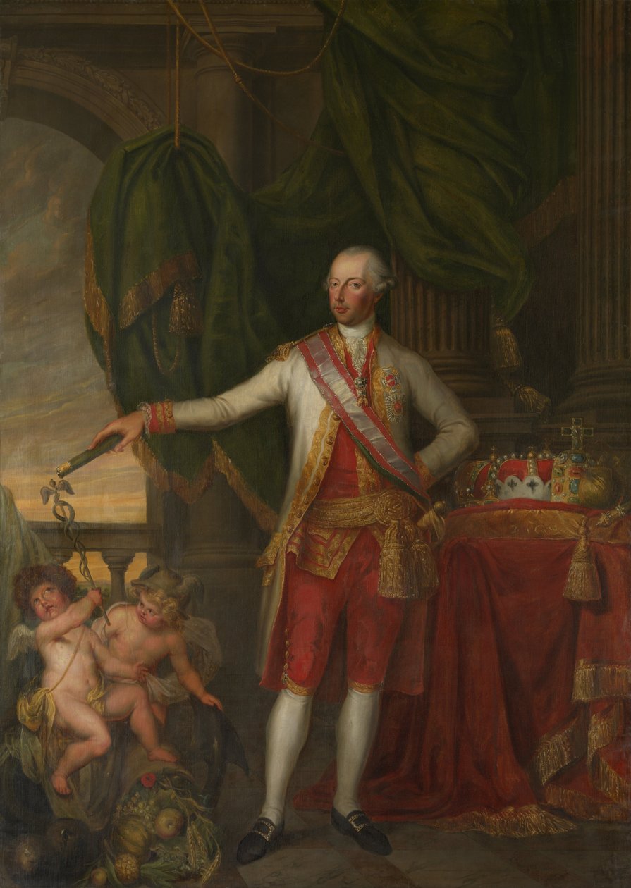 József császár arcképe II alkotó: Gertrude de Pelichy  