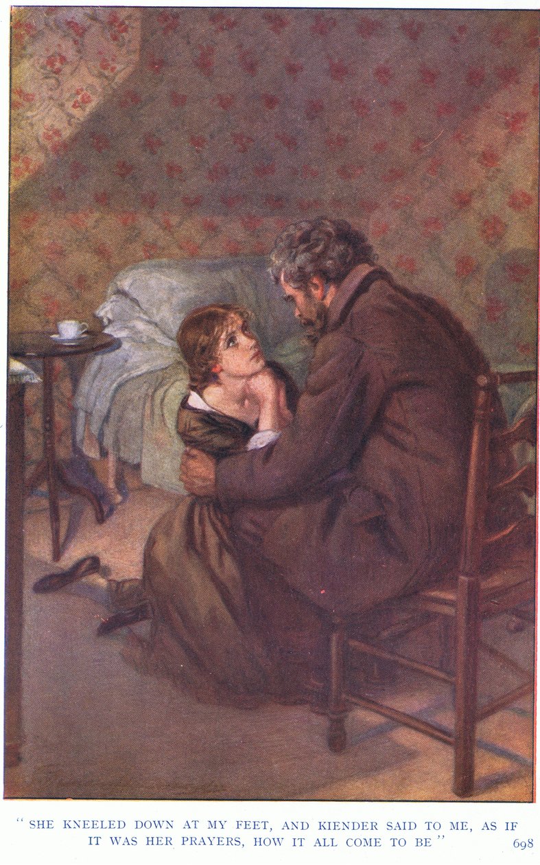 Letérdelt a lábamhoz, és Kiender úgy szólt hozzám, mintha az ő imái lettek volna, hogyan történt mindez alkotó: Gertrude E. Demain Hammond