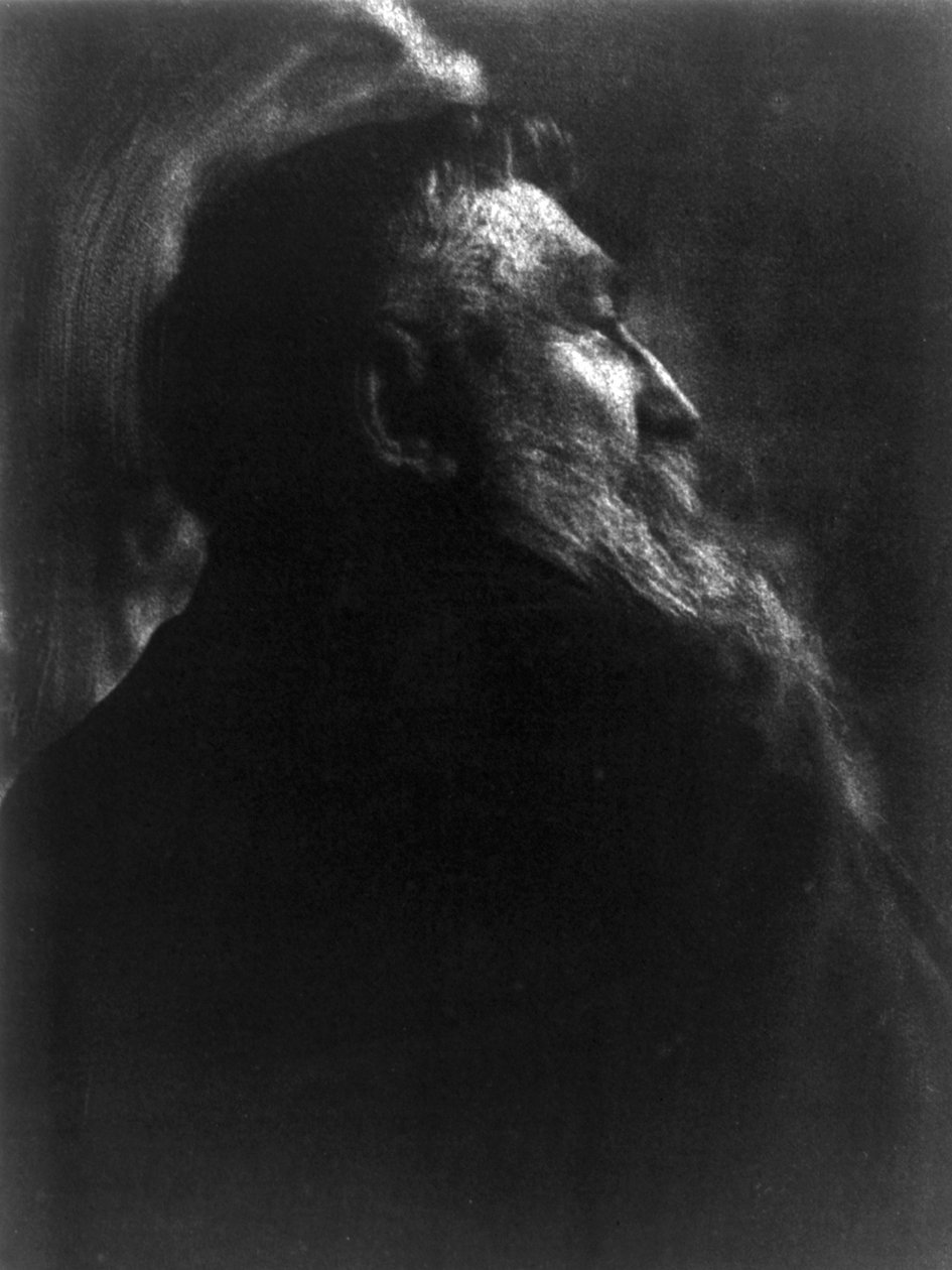 Gertrude Kasebier (1852-1934) portréfotója Auguste Rodin francia szobrászról (1840-1917) alkotó: Gertrude Käsebier