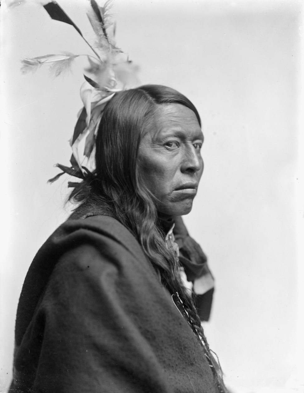 A sziúk főnöke, Flying Hawk, 1900 körül alkotó: Gertrude Käsebier