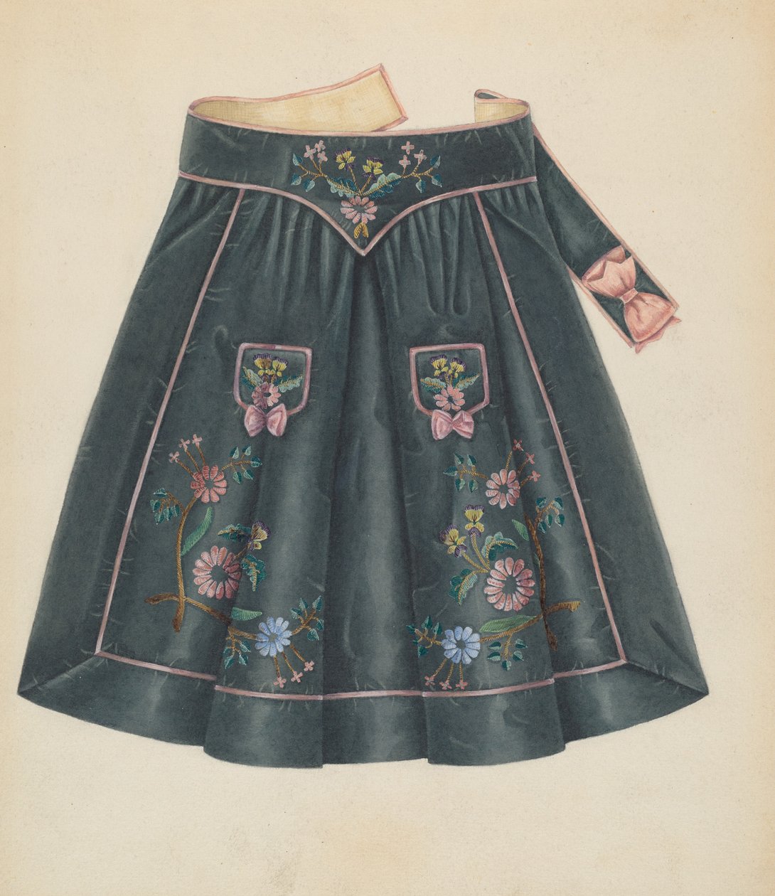 Kötény, 19351942. alkotó: Gertrude Lemberg