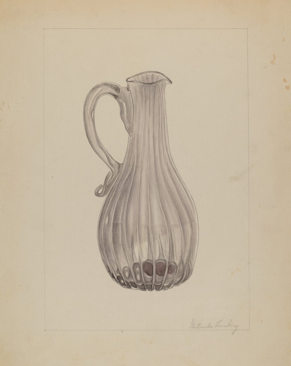 Cruet, c. 1936. alkotó: Gertrude Lemberg