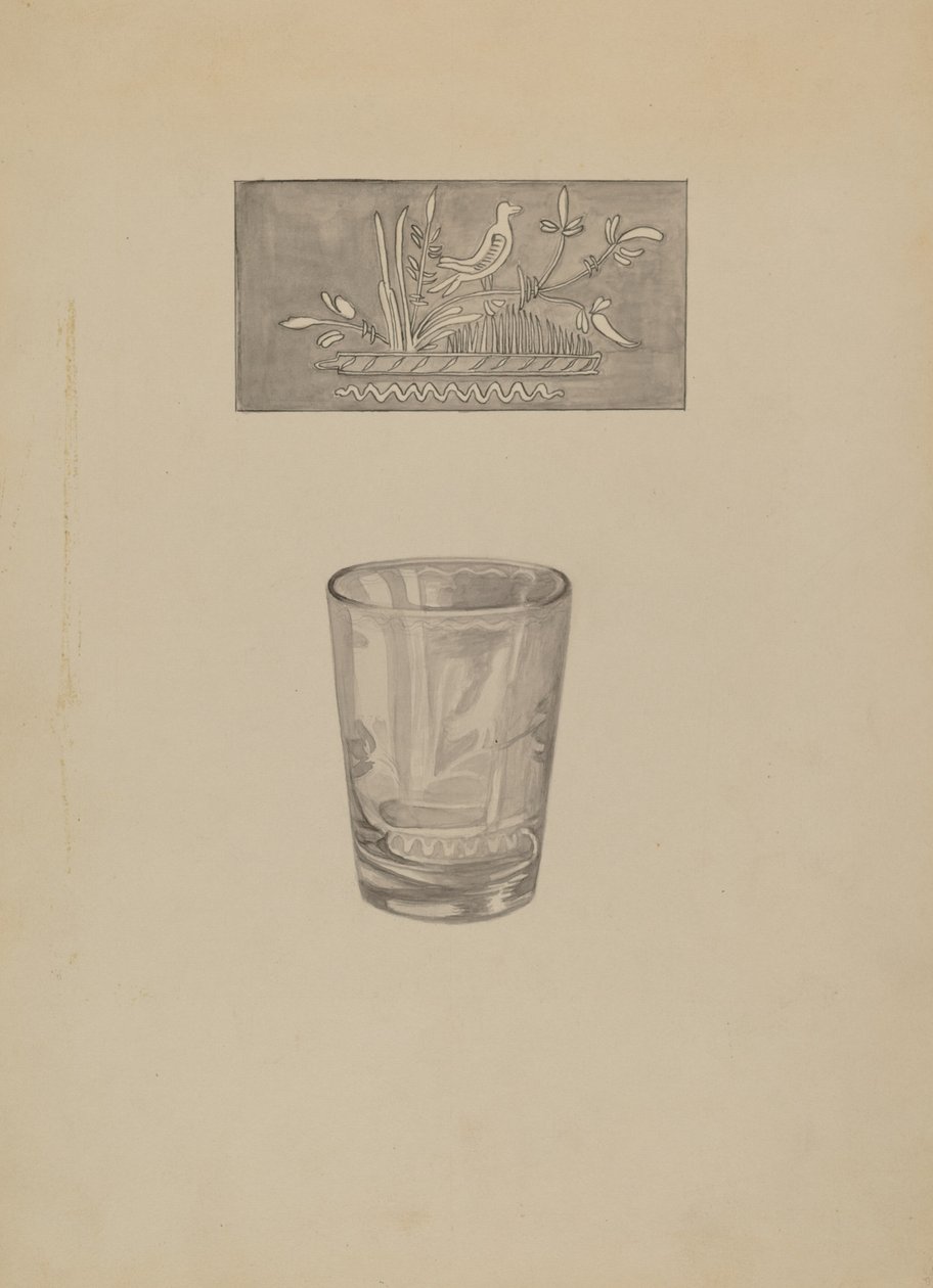 Whisky-pohár, 19351942. alkotó: Gertrude Lemberg