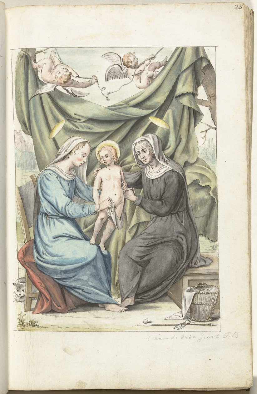Madonna gyermekével és Szent Annával alkotó: Gesina ter Borch