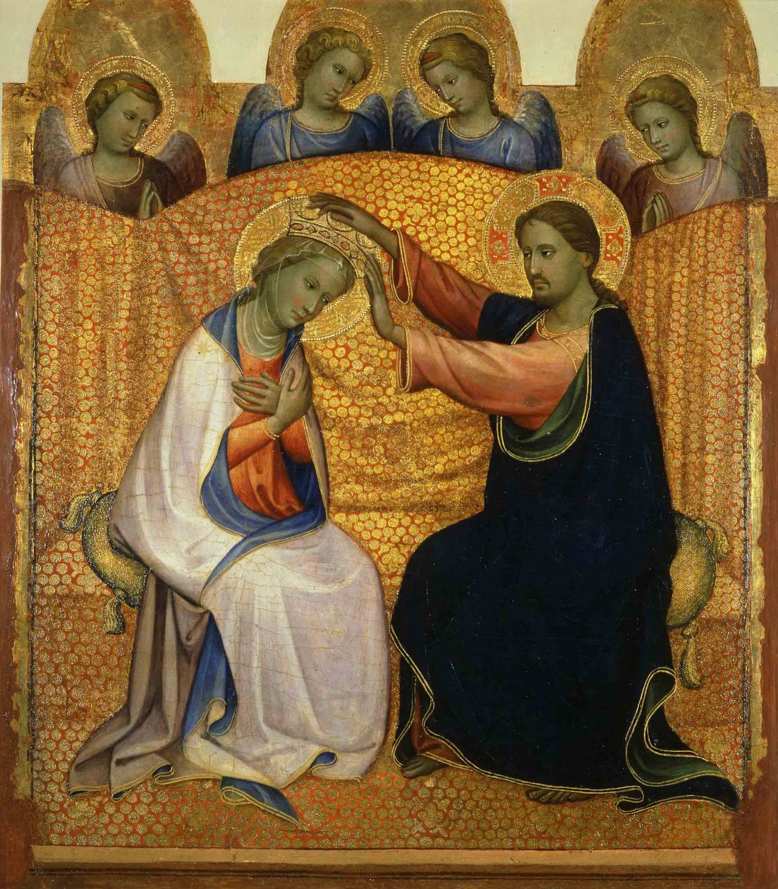 Szűzanya koronázása, 1404 körül alkotó: Gherardo Starnina