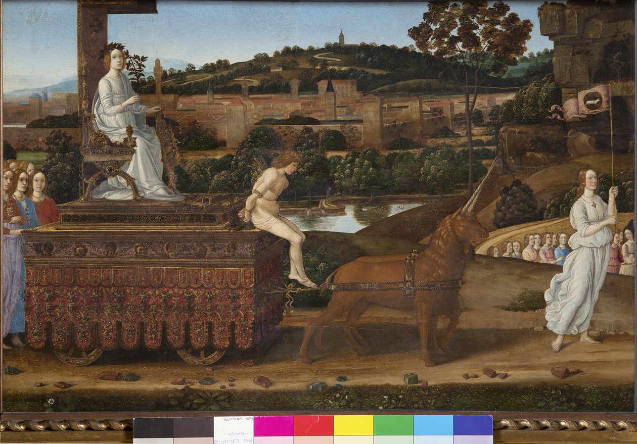 A tisztaság diadala, 1485 körül alkotó: Gherardo di Giovanni