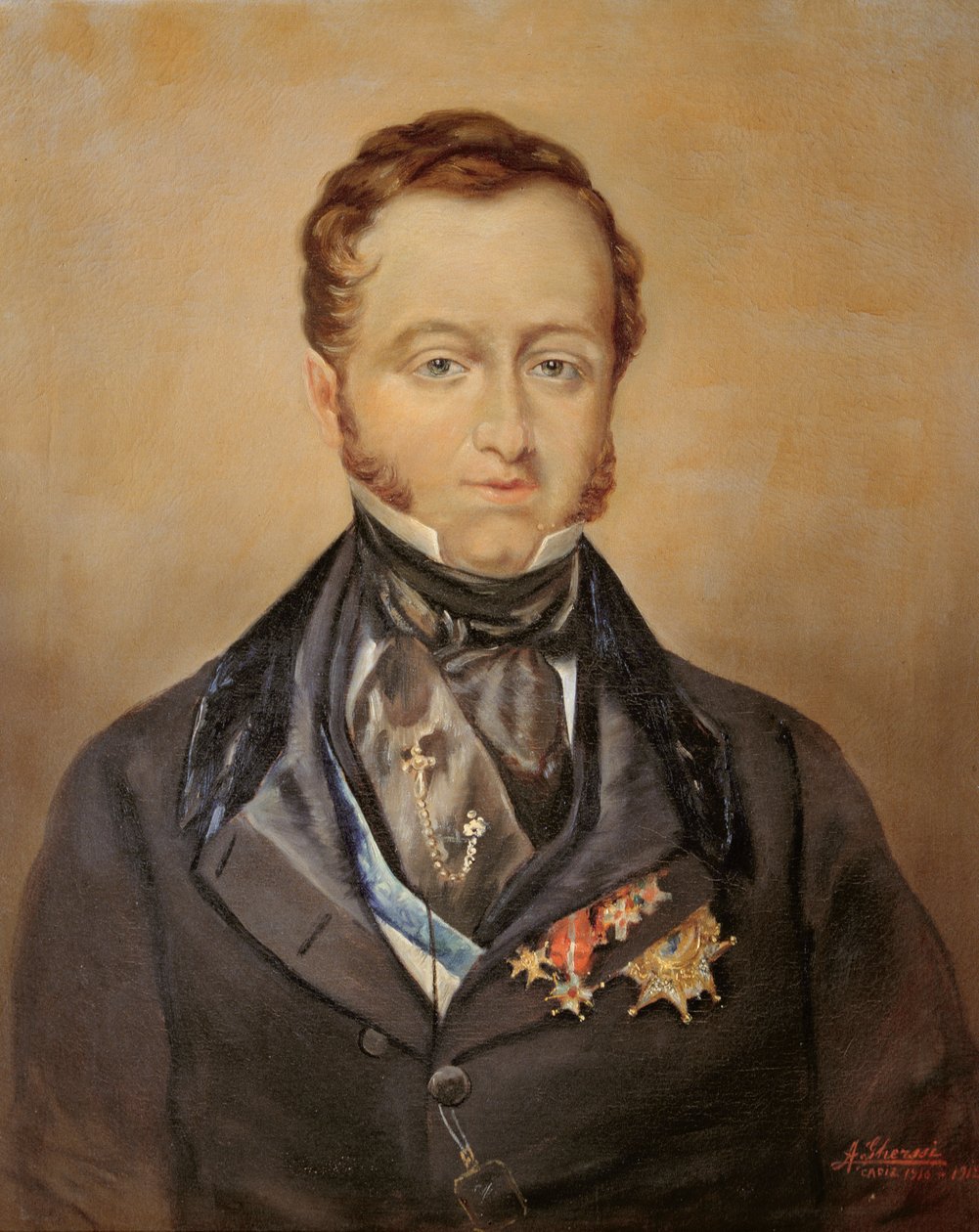 José Maria Queipo del Llano Ruiz de Saravia (1768-1843) Toreno grófjának portréja alkotó: Ghersi (after)
