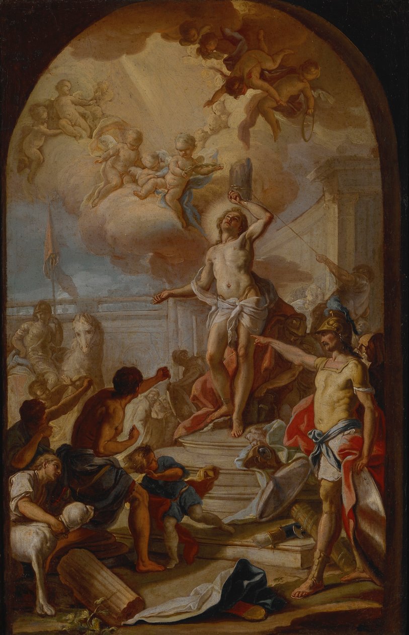 Szent Sebestyén mártíromsága alkotó: Giacinto Diana