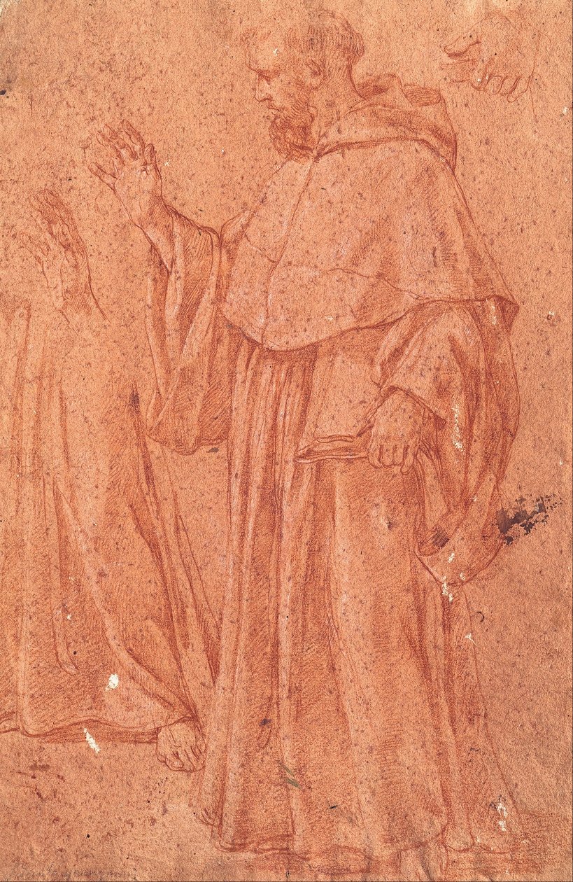 Szent Ágoston tanulmánya alkotó: Giacinto Gimignani