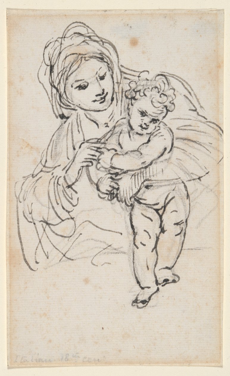 Madonna és gyermeke alkotó: Giacinto Calandrucci