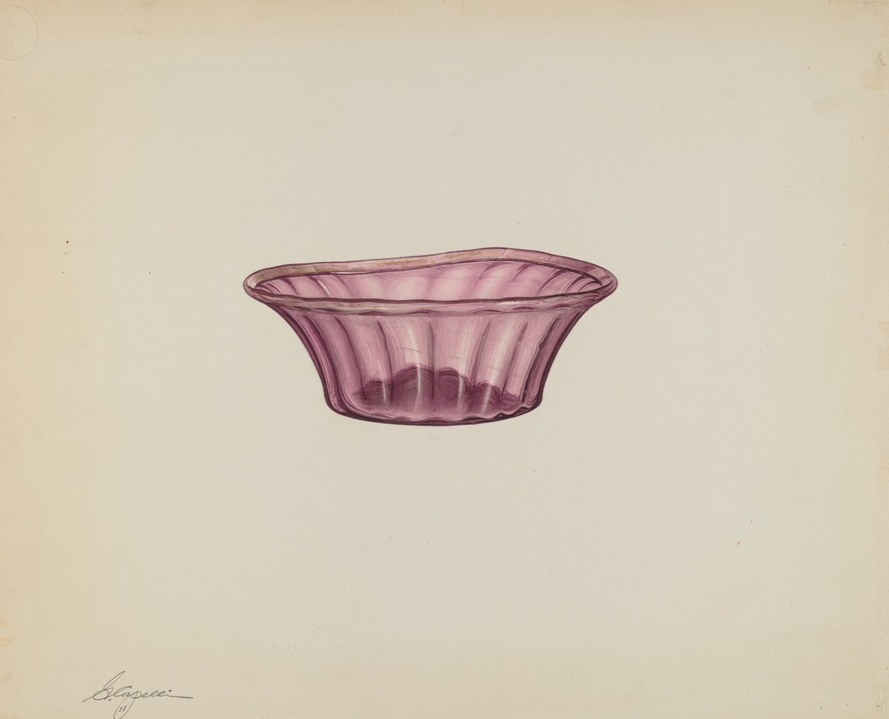 Tál, 1938. alkotó: Giacinto Capelli