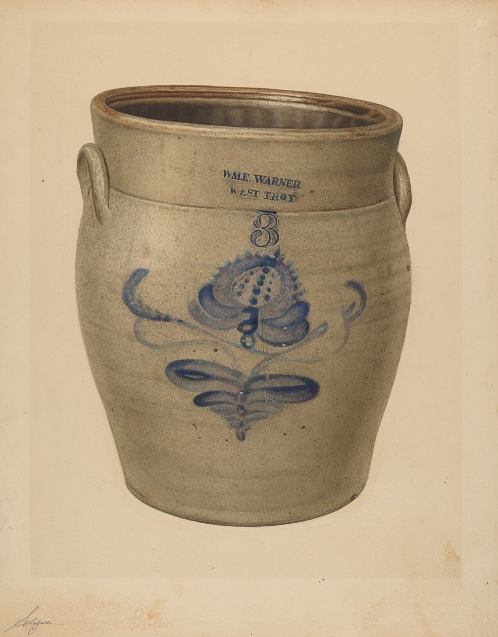 Crock, c. 1940. alkotó: Giacinto Capelli