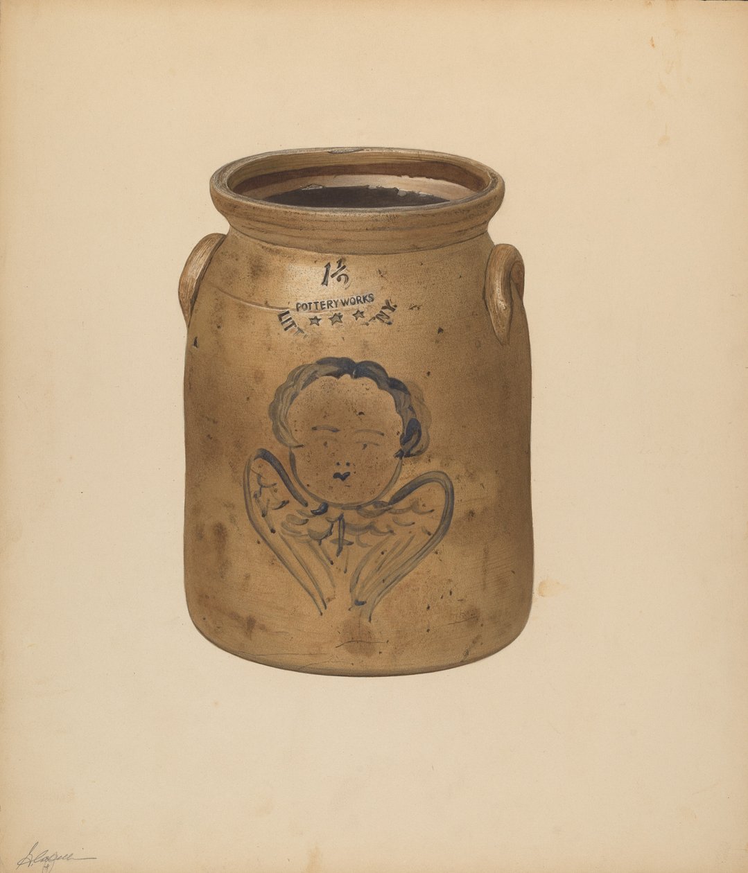 Üveg, 1941. alkotó: Giacinto Capelli