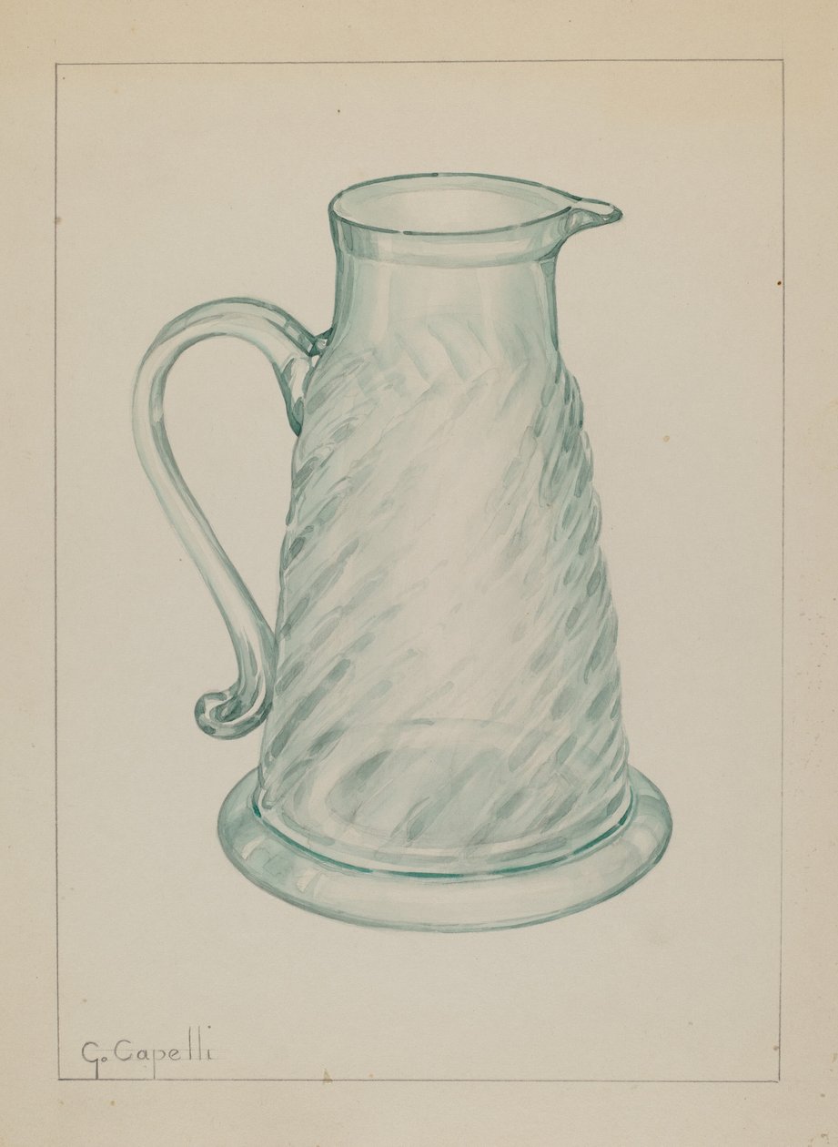 Melaszkancsó, c. 1937. alkotó: Giacinto Capelli