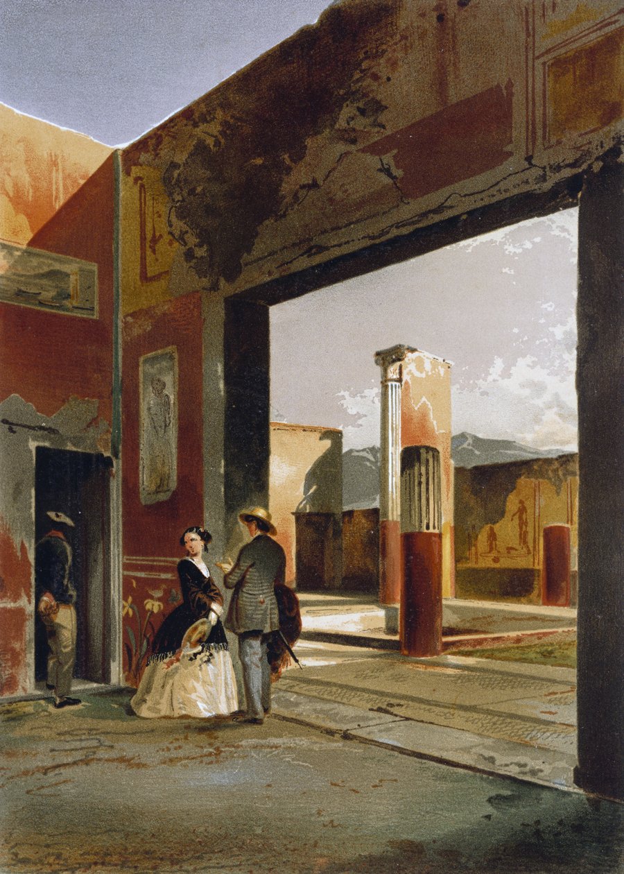 Dioscuri háza Pompejiben alkotó: Giacinto Gigante