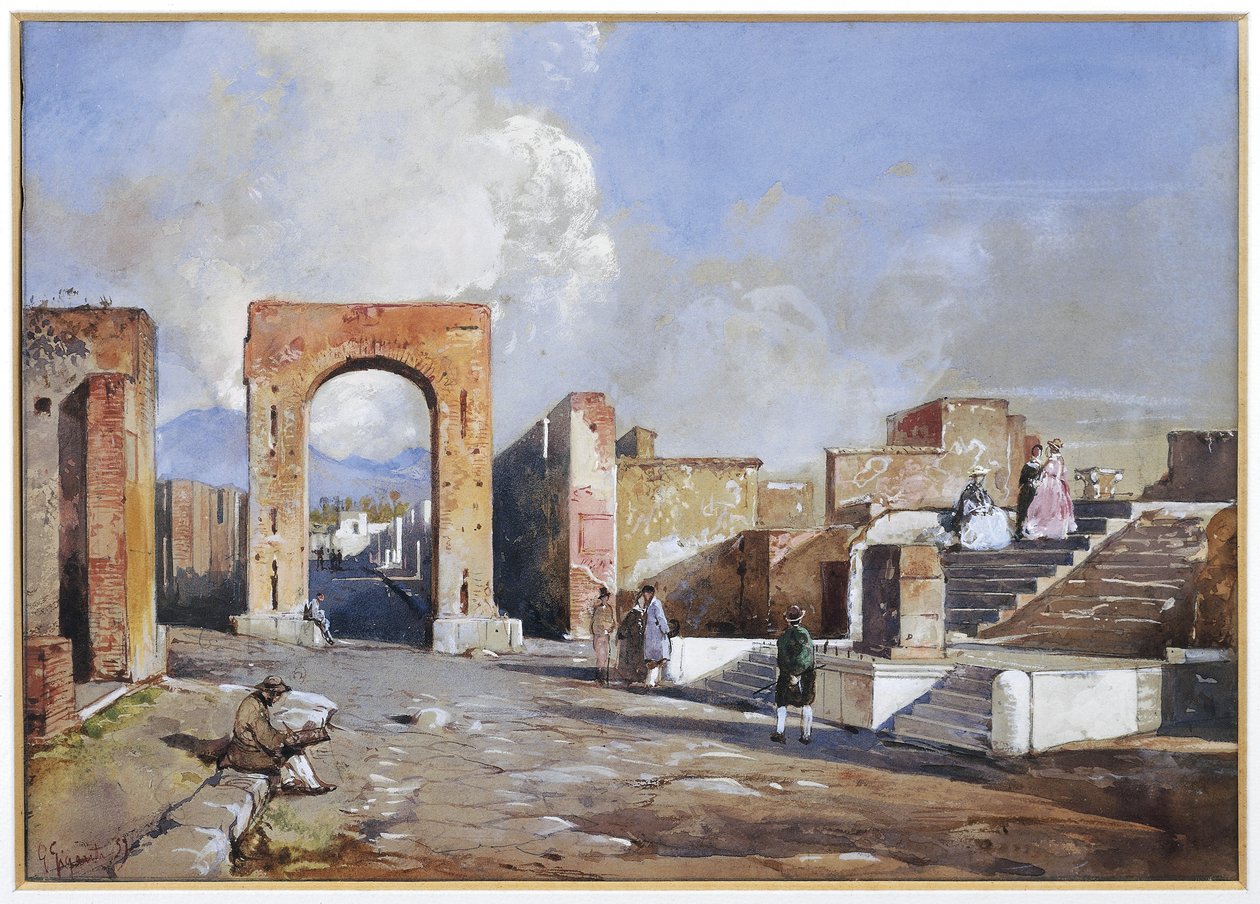 Olaszország, Pompeii ásatások alkotó: Giacinto Gigante